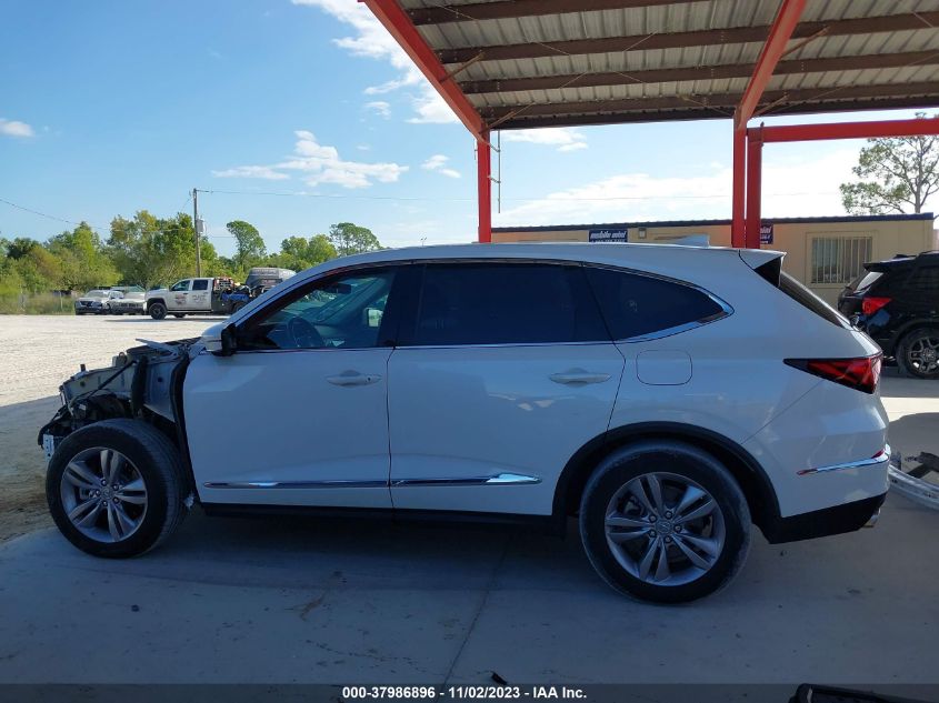 2022 Acura Mdx Standard VIN: 5J8YD9H36NL008587 Lot: 37986896