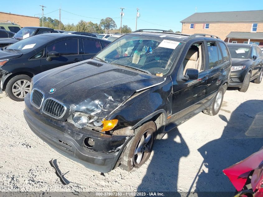 2003 BMW X5 3.0I VIN: 5UXFA53513LV99360 Lot: 37987253