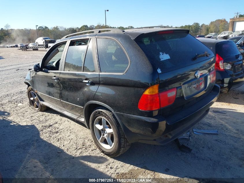 2003 BMW X5 3.0I VIN: 5UXFA53513LV99360 Lot: 37987253