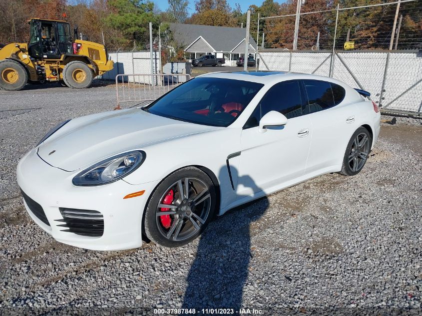 2015 Porsche Panamera Turbo VIN: WP0AC2A75FL070345 Lot: 37987848