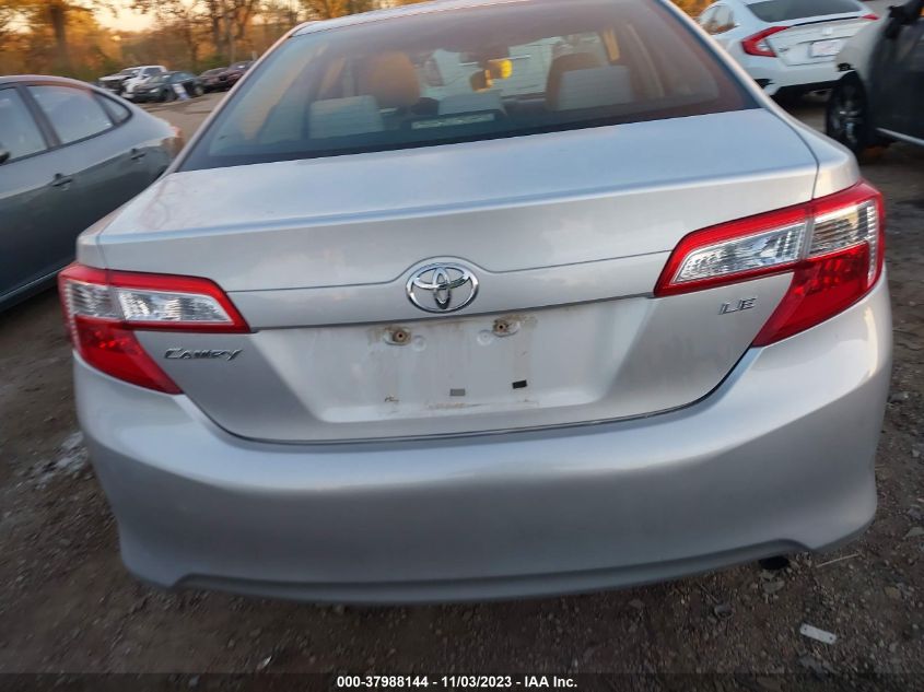 2012 Toyota Camry Le VIN: 4T1BF1FK5CU101999 Lot: 37988144