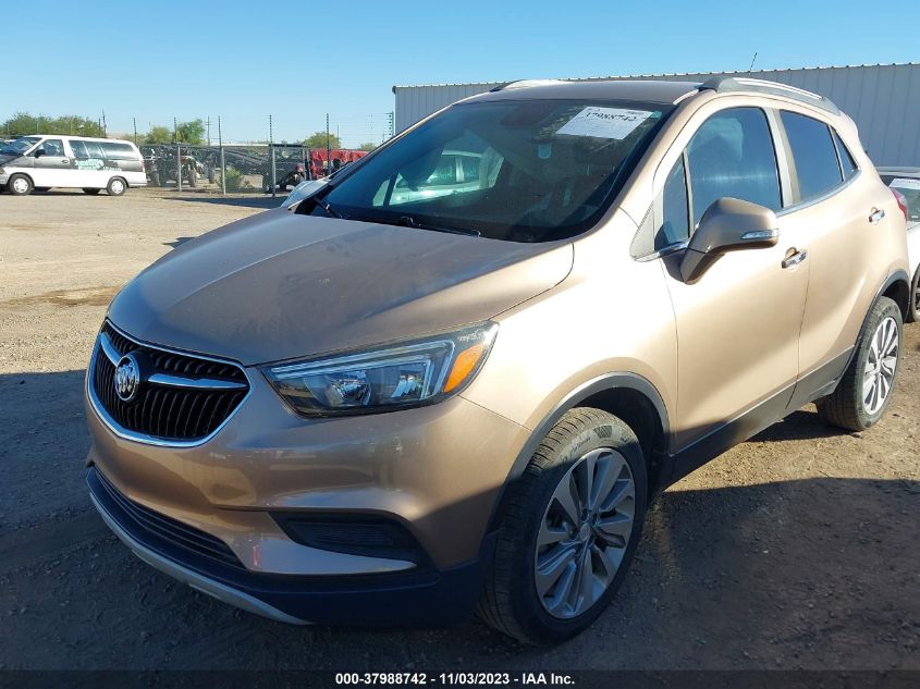 2018 Buick Encore Preferred VIN: KL4CJASB1JB637283 Lot: 37988742