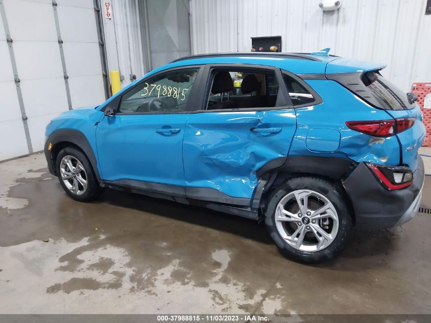 2022 Hyundai Kona Sel VIN: KM8K6CAB1NU786637 Lot: 37988815