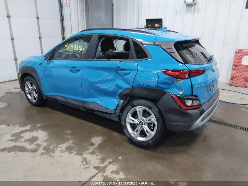 2022 Hyundai Kona Sel VIN: KM8K6CAB1NU786637 Lot: 37988815