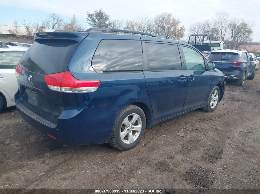 2011 Toyota Sienna Le V6 VIN: 5TDKK3DC9BS121862 Lot: 37988919