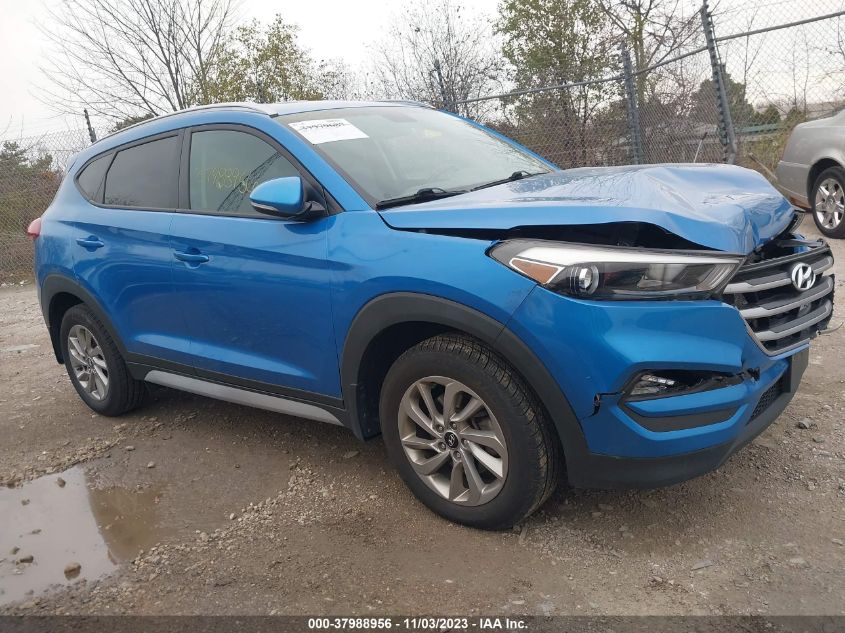 2017 Hyundai Tucson Se Plus VIN: KM8J3CA40HU454523 Lot: 37988956