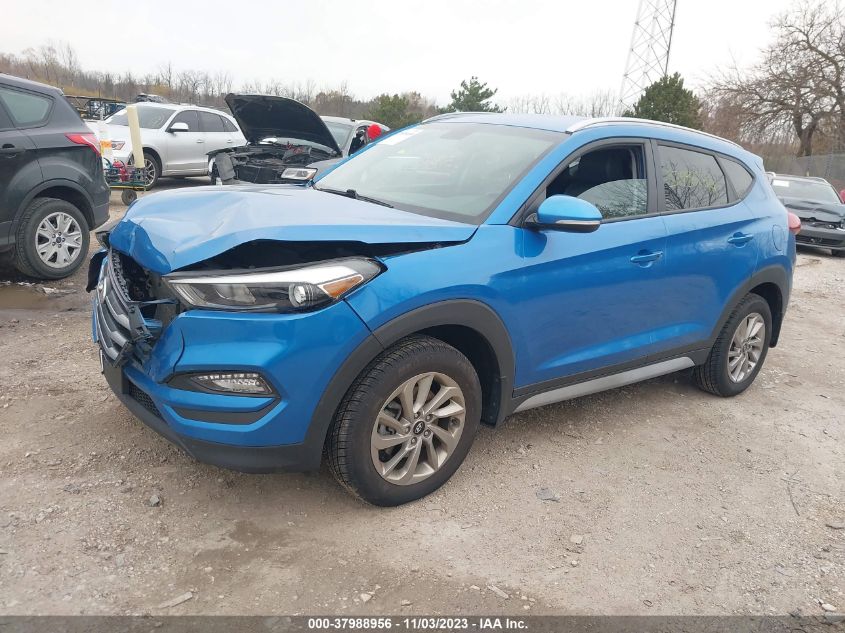 2017 Hyundai Tucson Se Plus VIN: KM8J3CA40HU454523 Lot: 37988956