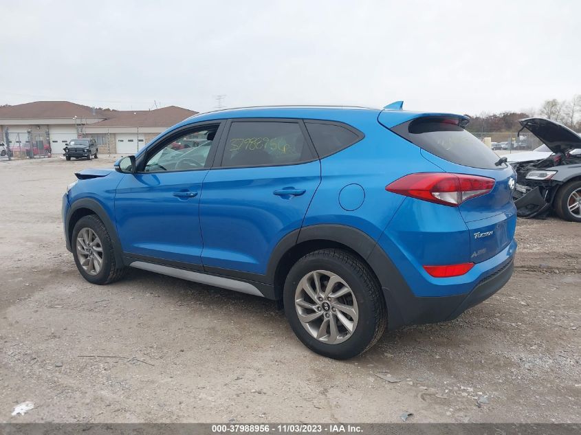 2017 Hyundai Tucson Se Plus VIN: KM8J3CA40HU454523 Lot: 37988956