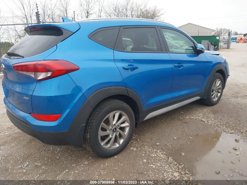 2017 Hyundai Tucson Se Plus VIN: KM8J3CA40HU454523 Lot: 37988956