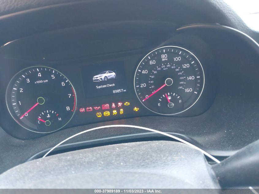 2019 Kia Forte Lxs VIN: 3KPF24AD2KE052074 Lot: 37989189