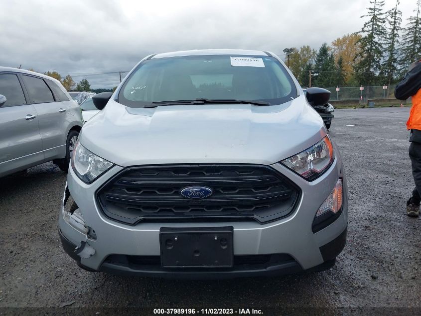 2019 Ford Ecosport S VIN: MAJ6S3FL3KC265526 Lot: 37989196