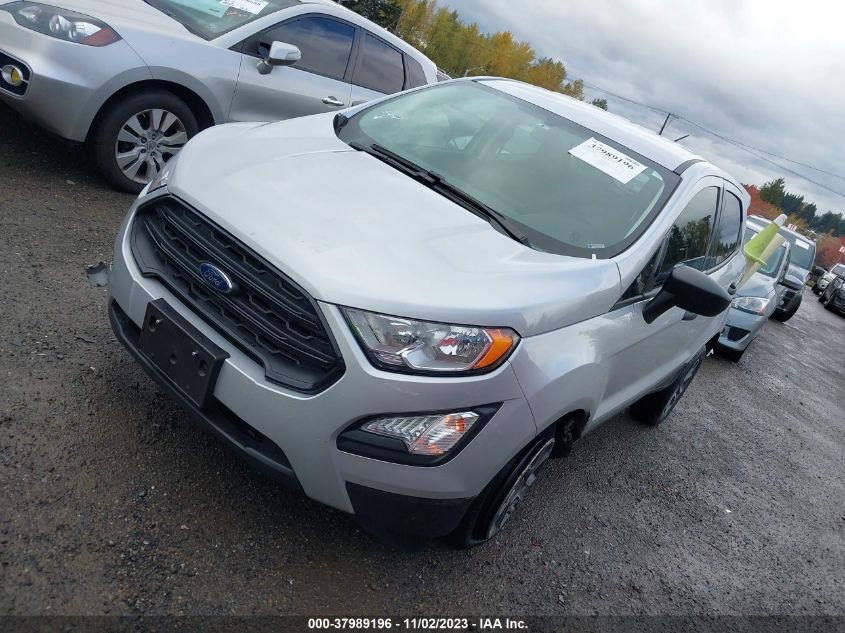 2019 Ford Ecosport S VIN: MAJ6S3FL3KC265526 Lot: 37989196