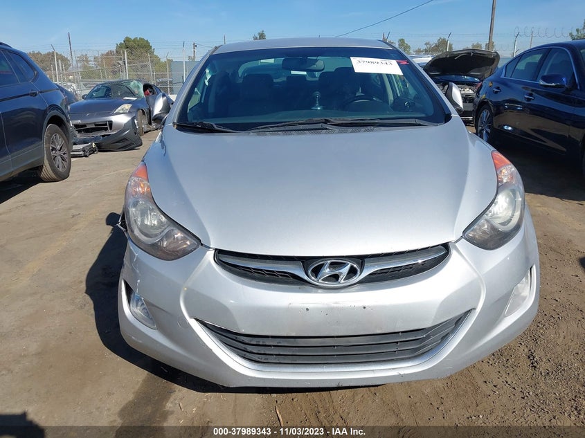 2012 Hyundai Elantra Gls Pzev VIN: KMHDH4AE7CU234320 Lot: 37989343