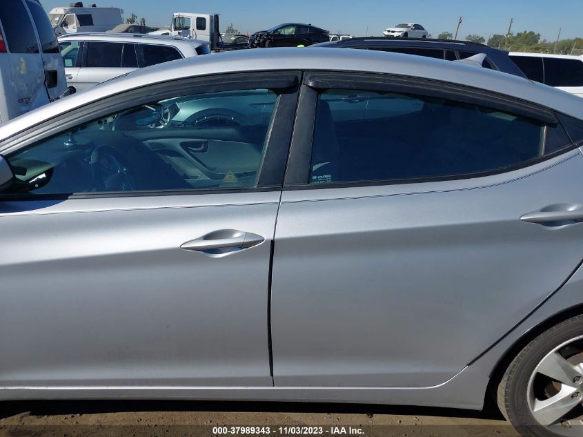 2012 Hyundai Elantra Gls Pzev VIN: KMHDH4AE7CU234320 Lot: 37989343