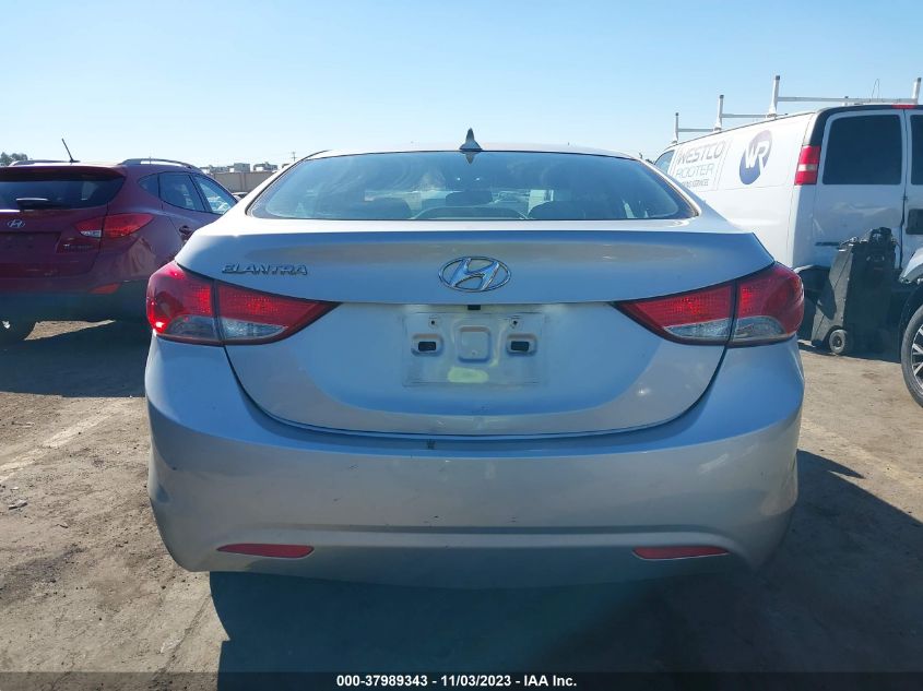 2012 Hyundai Elantra Gls Pzev VIN: KMHDH4AE7CU234320 Lot: 37989343