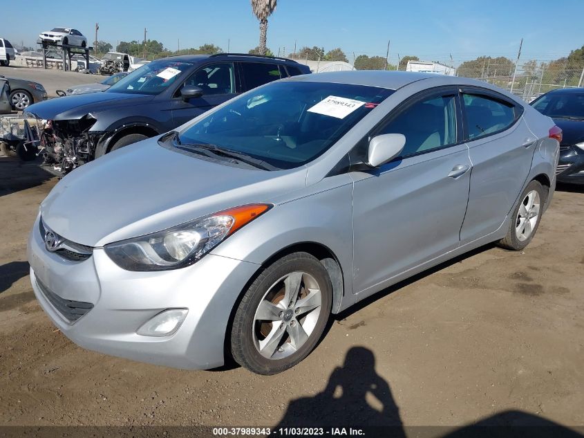 2012 Hyundai Elantra Gls Pzev VIN: KMHDH4AE7CU234320 Lot: 37989343