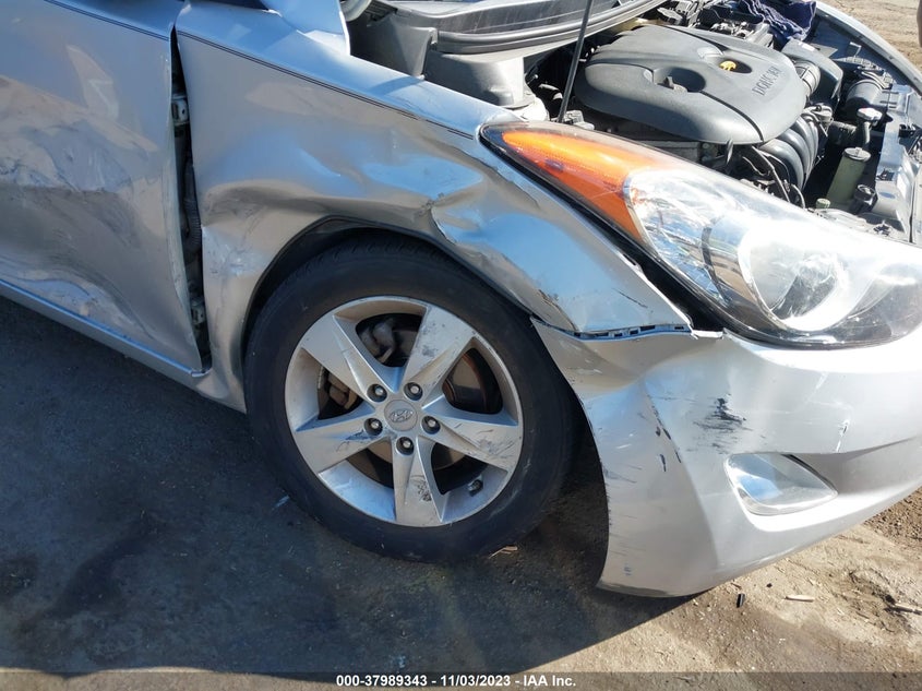 2012 Hyundai Elantra Gls Pzev VIN: KMHDH4AE7CU234320 Lot: 37989343