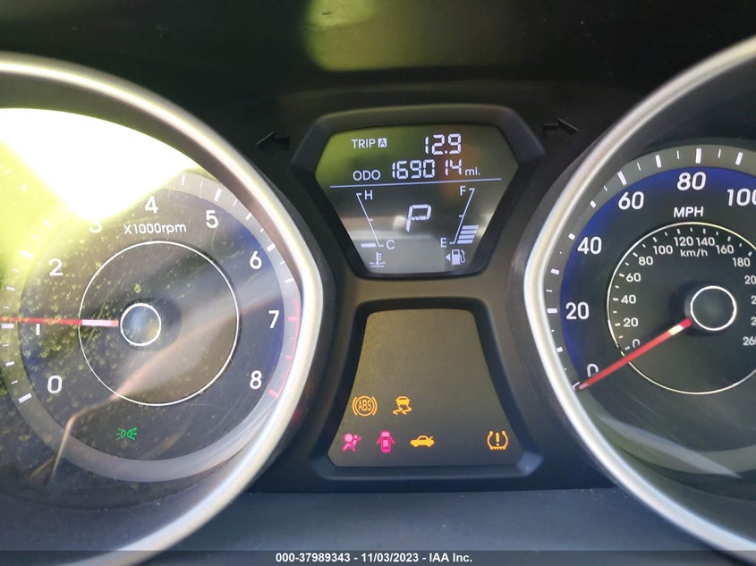 2012 Hyundai Elantra Gls Pzev VIN: KMHDH4AE7CU234320 Lot: 37989343