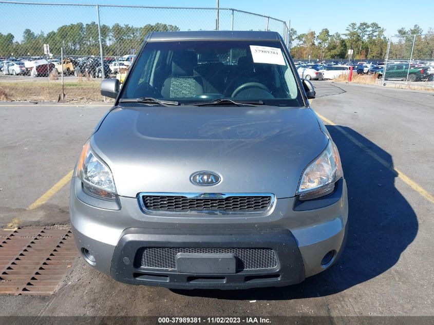 2011 Kia Soul + VIN: KNDJT2A24B7346537 Lot: 37989381