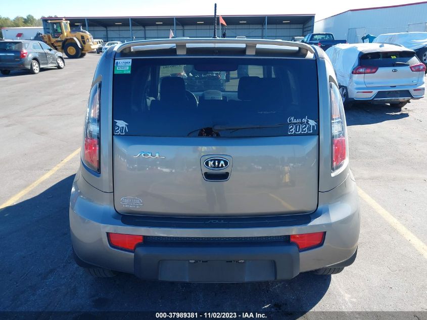 2011 Kia Soul + VIN: KNDJT2A24B7346537 Lot: 37989381