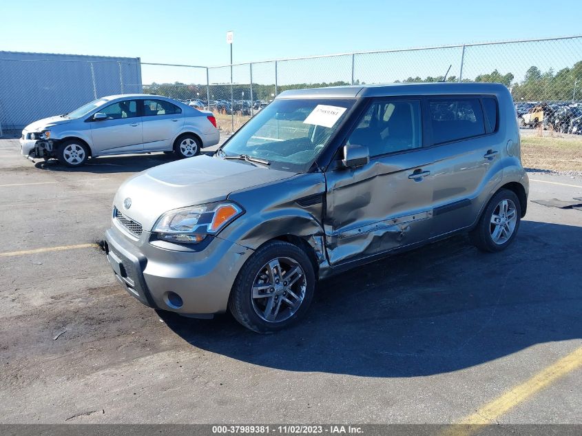 2011 Kia Soul + VIN: KNDJT2A24B7346537 Lot: 37989381