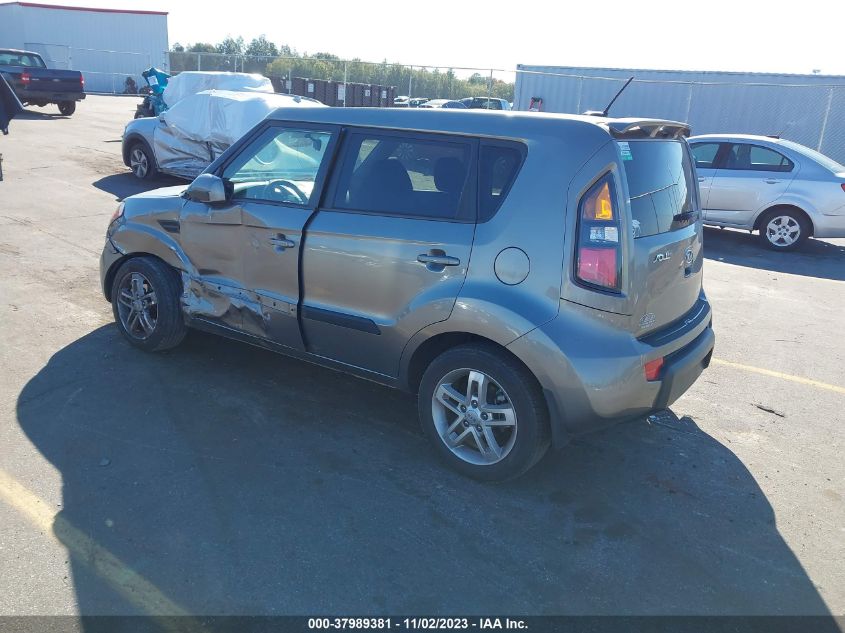 2011 Kia Soul + VIN: KNDJT2A24B7346537 Lot: 37989381