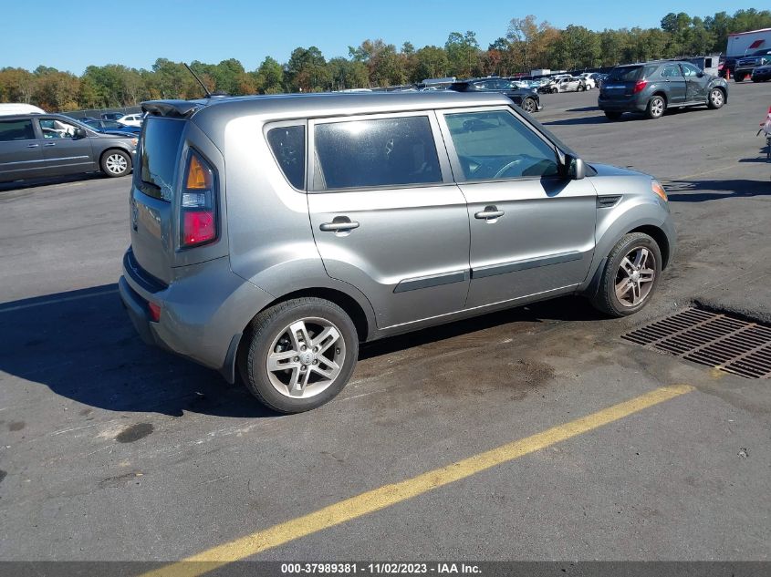 2011 Kia Soul + VIN: KNDJT2A24B7346537 Lot: 37989381