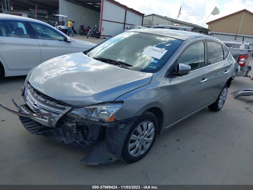 2014 Nissan Sentra Sv VIN: 3N1AB7AP5EY229051 Lot: 37989424