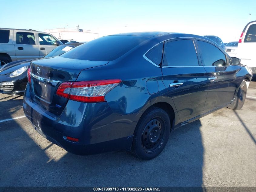 2014 Nissan Sentra S VIN: 3N1AB7AP7EY316885 Lot: 37989713