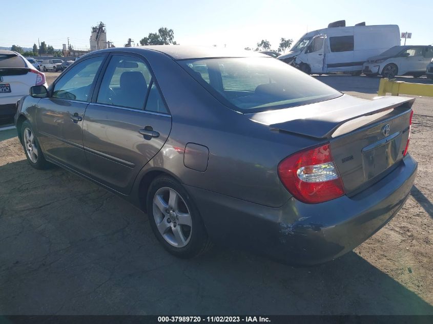 2003 Toyota Camry Se VIN: 4T1BF32K63U549881 Lot: 37989720