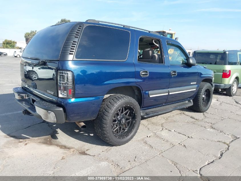 2003 Chevrolet Tahoe Ls VIN: 1GNEC13V13R151124 Lot: 37989738