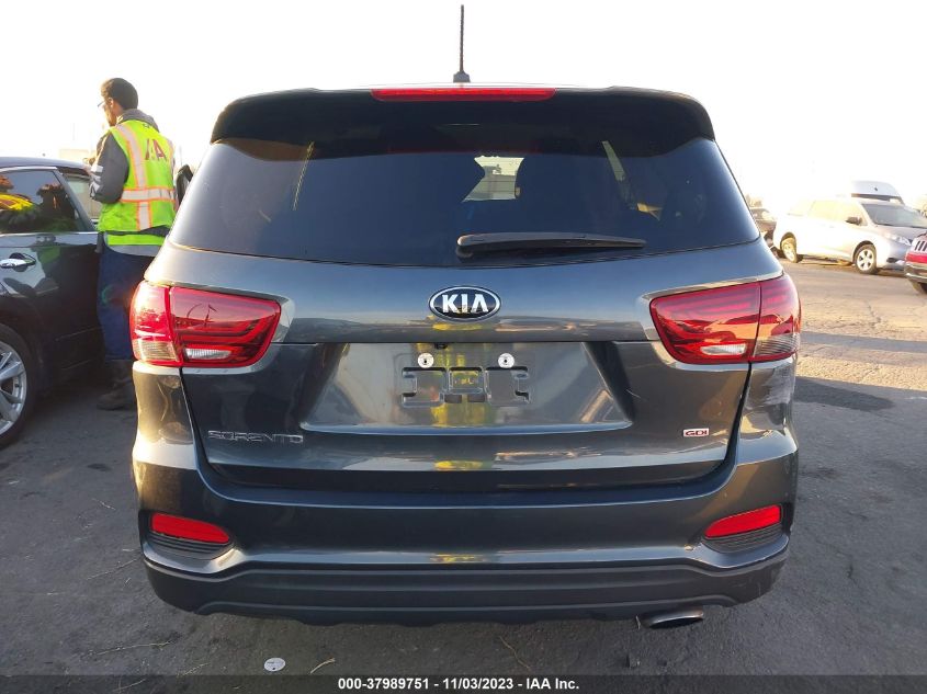 2020 Kia Sorento 2.4L Lx VIN: 5XYPG4A34LG623923 Lot: 37989751