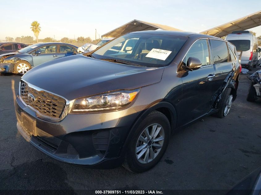 2020 Kia Sorento 2.4L Lx VIN: 5XYPG4A34LG623923 Lot: 37989751