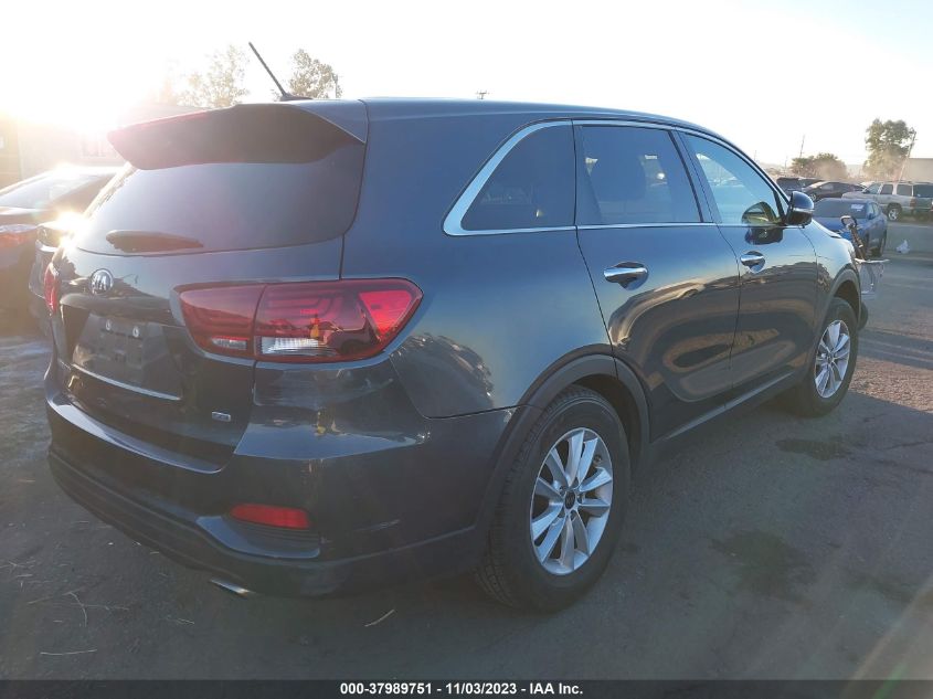 2020 Kia Sorento 2.4L Lx VIN: 5XYPG4A34LG623923 Lot: 37989751