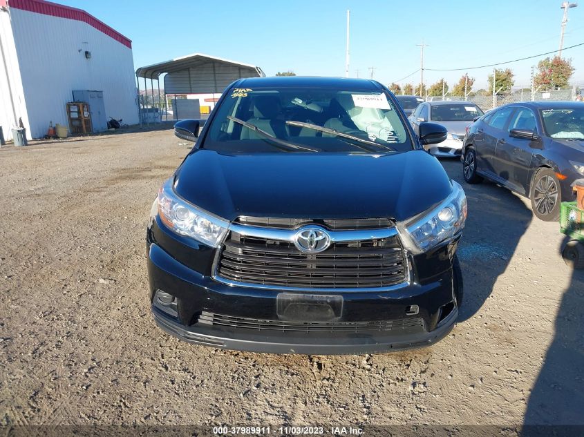 2015 Toyota Highlander Le VIN: 5TDZARFHXFS012104 Lot: 37989911