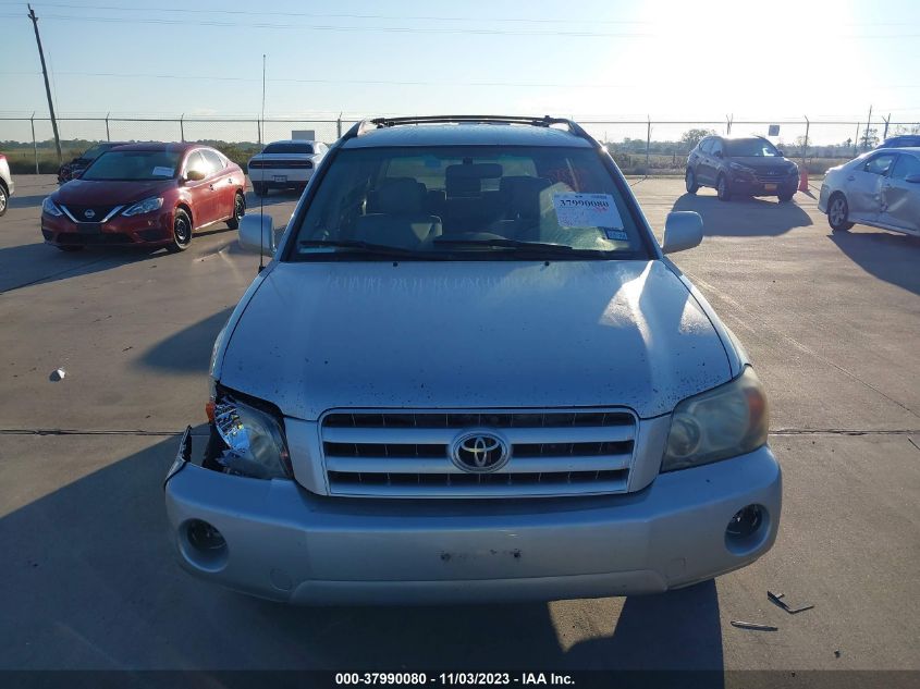 2006 Toyota Highlander VIN: JTEGD21A860140422 Lot: 37990080