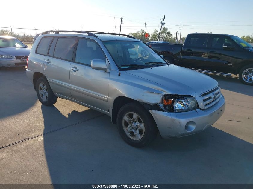 2006 Toyota Highlander VIN: JTEGD21A860140422 Lot: 37990080