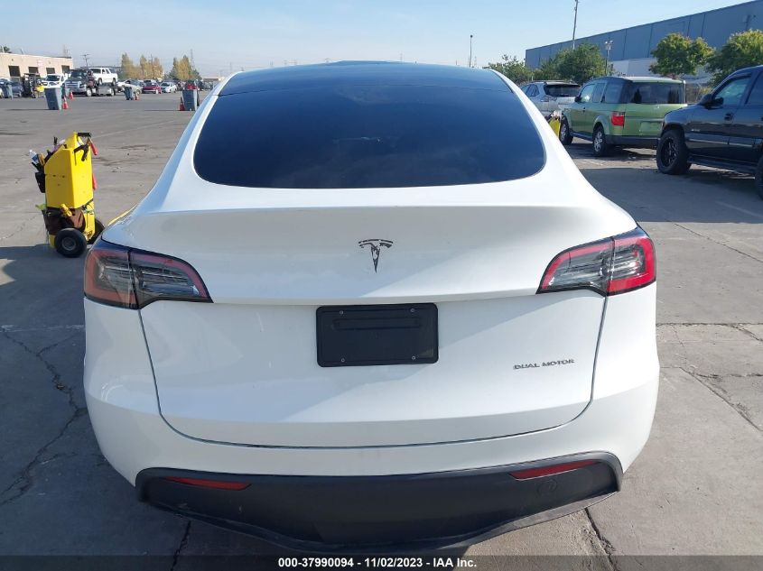 2023 Tesla Model Y Awd/Long Range Dual Motor All-Wheel Drive VIN: 7SAYGDEE2PF589366 Lot: 37990094