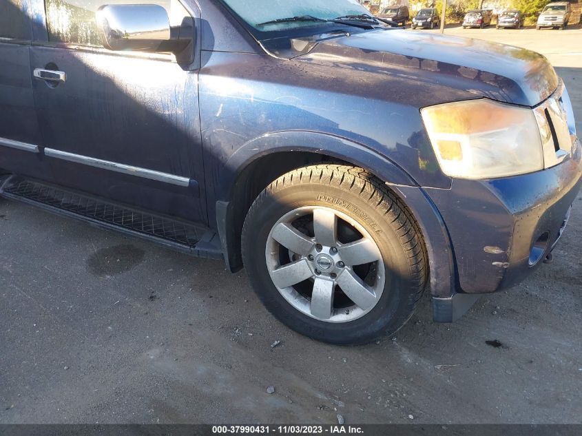 2010 Nissan Armada Titanium VIN: 5N1BA0ND2AN617529 Lot: 37990431