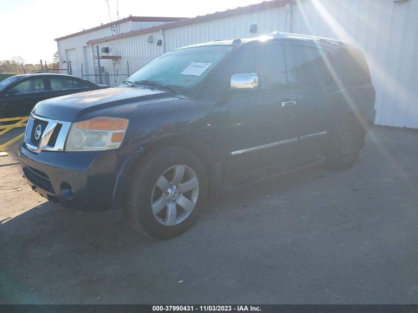 2010 Nissan Armada Titanium VIN: 5N1BA0ND2AN617529 Lot: 37990431