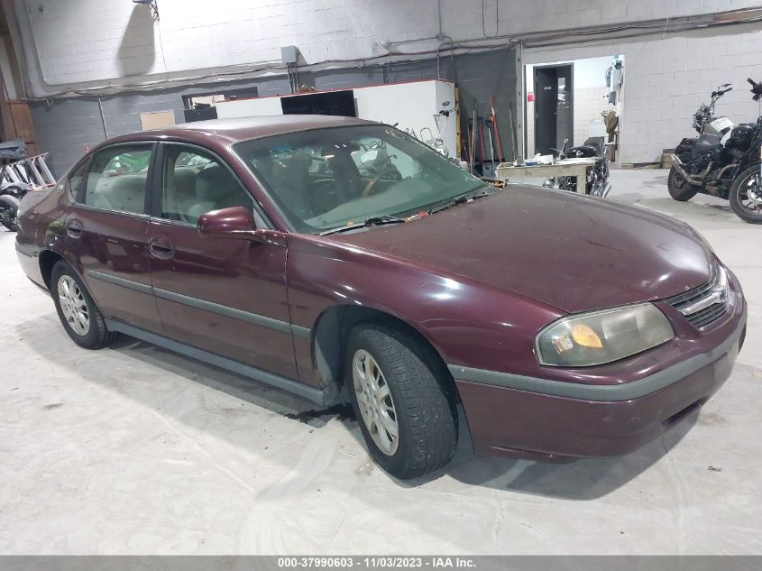 2004 Chevrolet Impala VIN: 2G1WF52E249276537 Lot: 37990603