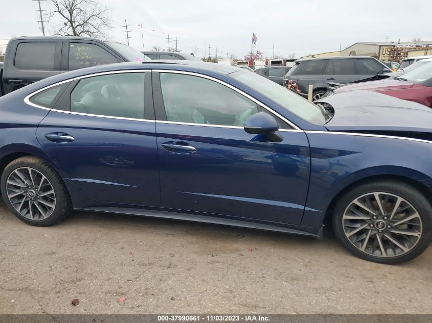 2022 Hyundai Sonata Limited VIN: 5NPEH4J23NH135604 Lot: 37990661