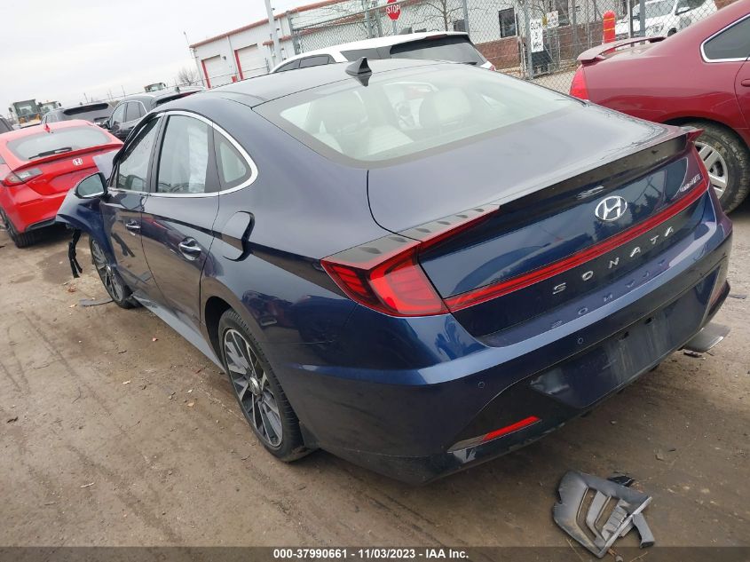 2022 Hyundai Sonata Limited VIN: 5NPEH4J23NH135604 Lot: 37990661