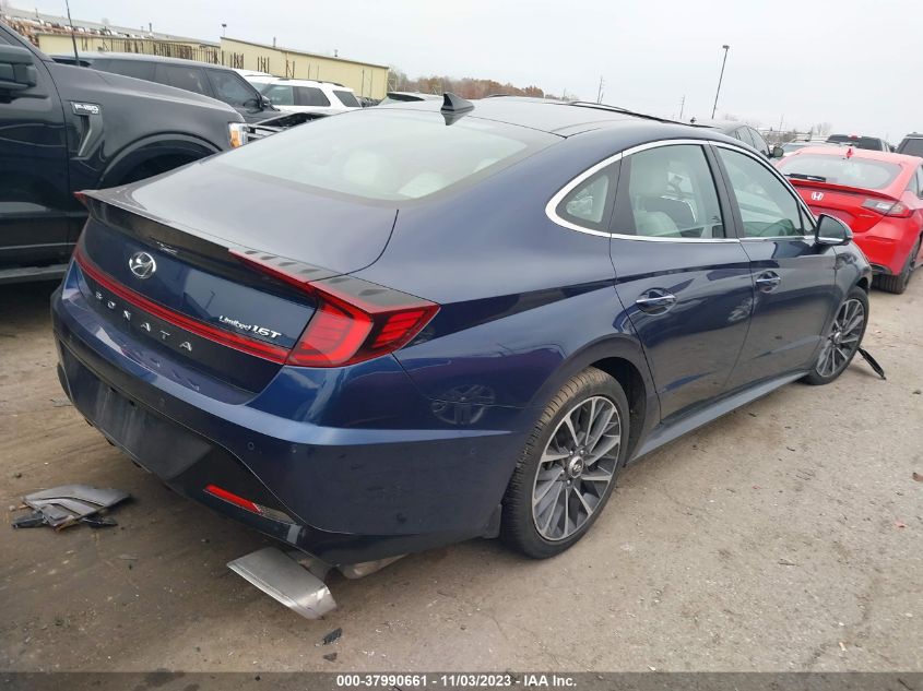 2022 Hyundai Sonata Limited VIN: 5NPEH4J23NH135604 Lot: 37990661