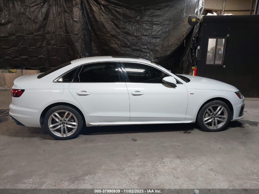 2021 Audi A4 Premium Plus 45 Tfsi S Line Quattro S Tronic VIN: WAUEAAF41MN005460 Lot: 37990939