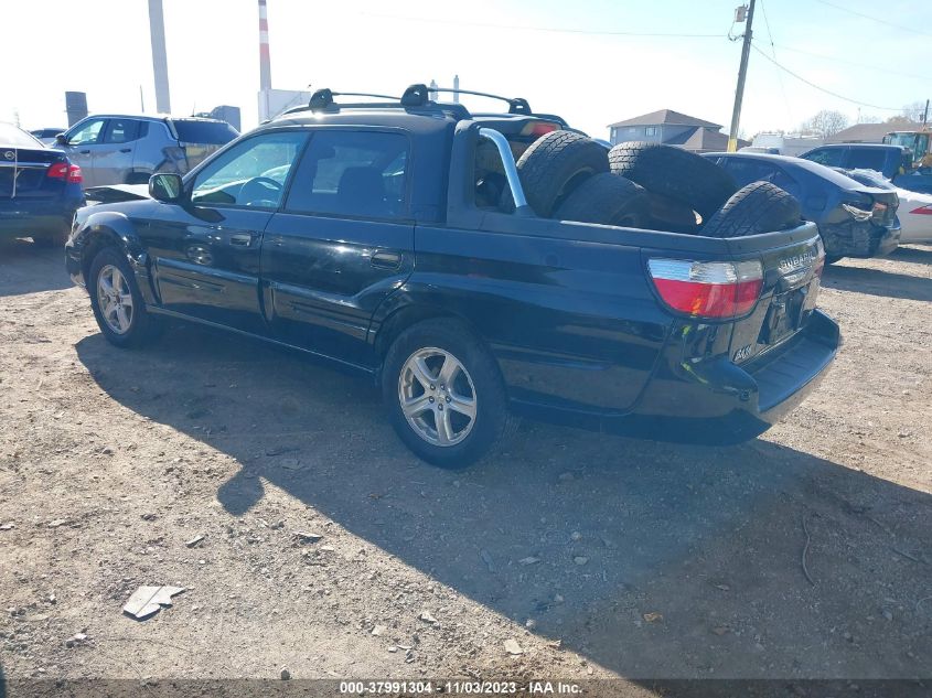 2006 Subaru Baja Sport VIN: 4S4BT62C267105581 Lot: 37991304