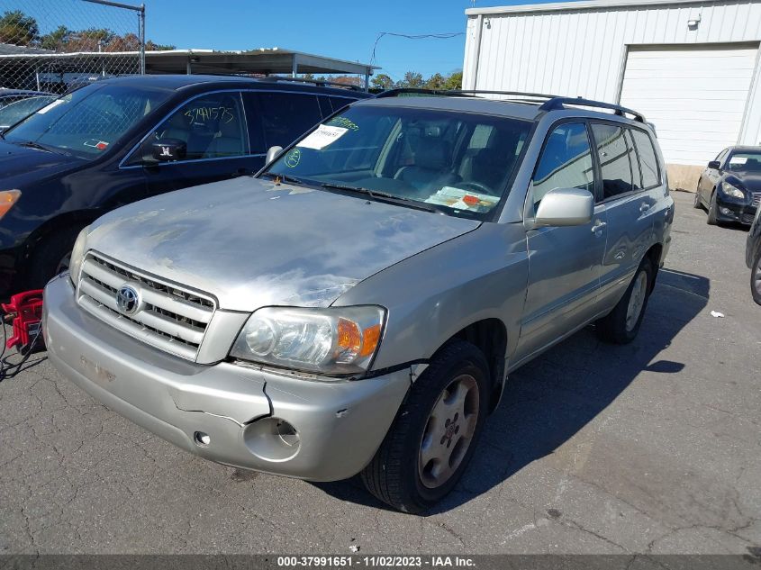 2005 Toyota Highlander Limited V6 VIN: JTEEP21A150134197 Lot: 37991651