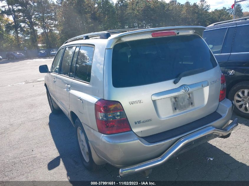 2005 Toyota Highlander Limited V6 VIN: JTEEP21A150134197 Lot: 37991651