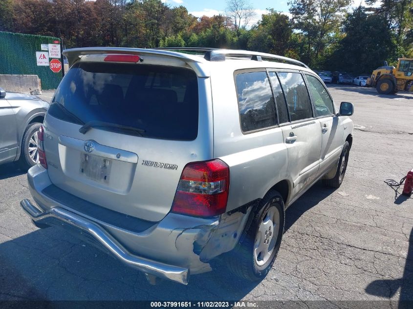 2005 Toyota Highlander Limited V6 VIN: JTEEP21A150134197 Lot: 37991651