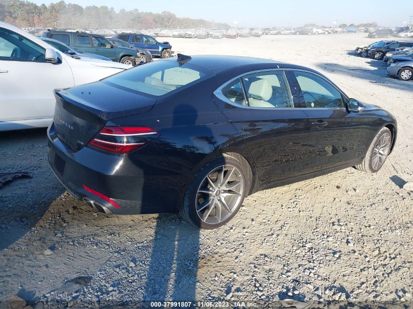 2023 Genesis G70 2.0T Awd VIN: KMTG34TA2PU131436 Lot: 37991807